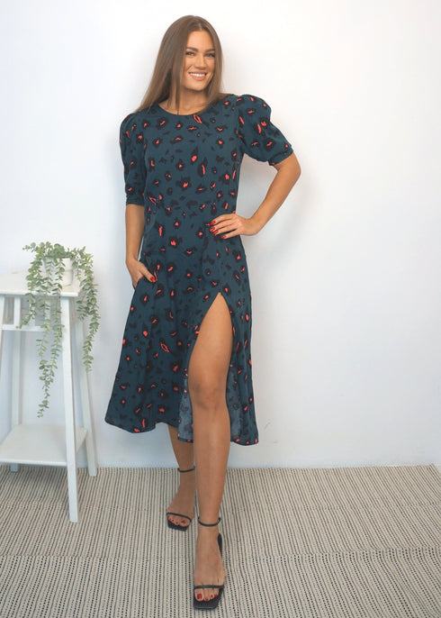 FOREST LEOPARD The Pixie Dress - Forest Leopard dubai outfit dress brunch fashion mums